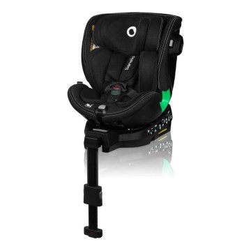 Lionelo - Autostol med base, drejelig HARMONY i-Size 40-150 cm sort