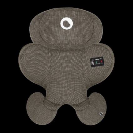Lionelo - Autostol med base, drejelig HARMONY i-Size 40-150 cm sort/olivengrøn