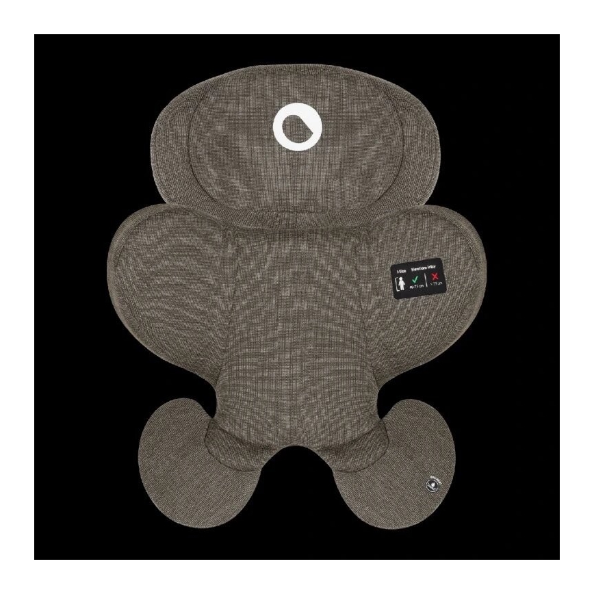 Lionelo - Autostol med base, drejelig HARMONY i-Size 40-150 cm sort/olivengrøn
