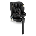 Lionelo - Autostol med base, drejelig NAVY i-Size 40-150 cm sort