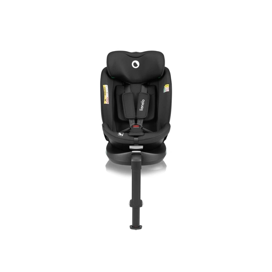 Lionelo - Autostol med base, drejelig NAVY i-Size 40-150 cm sort