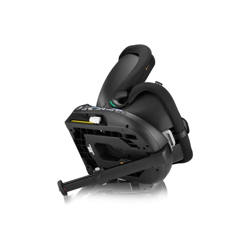 Lionelo - Autostol med base, drejelig NAVY i-Size 40-150 cm sort