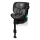 Lionelo - Autostol med base drejeligt HARMONY i-Str. 40-150 cm sort/grå