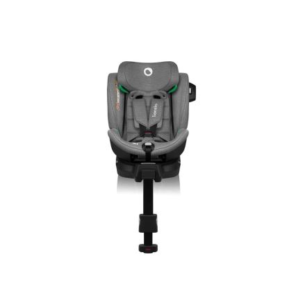 Lionelo - Autostol med base drejeligt HARMONY i-Str. 40-150 cm sort/grå
