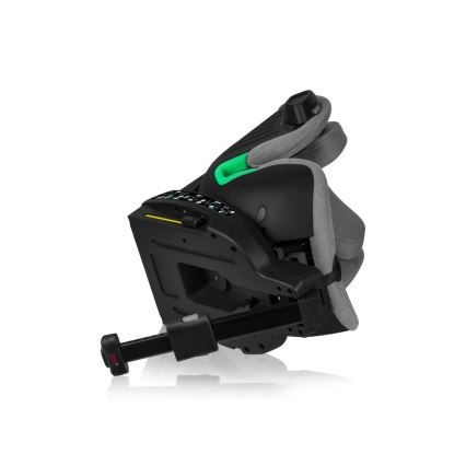 Lionelo - Autostol med base drejeligt HARMONY i-Str. 40-150 cm sort/grå