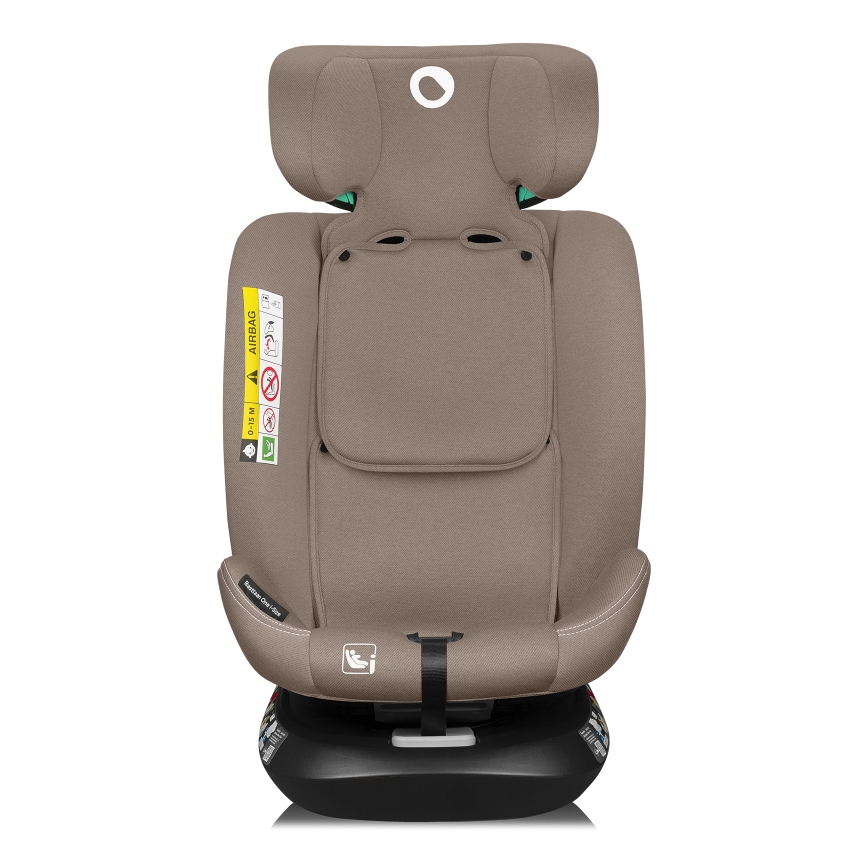 Lionelo - Drejelig autostol med base BASTIAAN ONE i-Size 40-150 cm Beige Sand