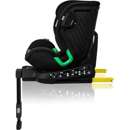 Lionelo - Autostol med base swivel HARMONY i-Str. 40-150 cm sort