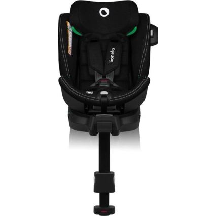 Lionelo - Autostol med base swivel HARMONY i-Str. 40-150 cm sort