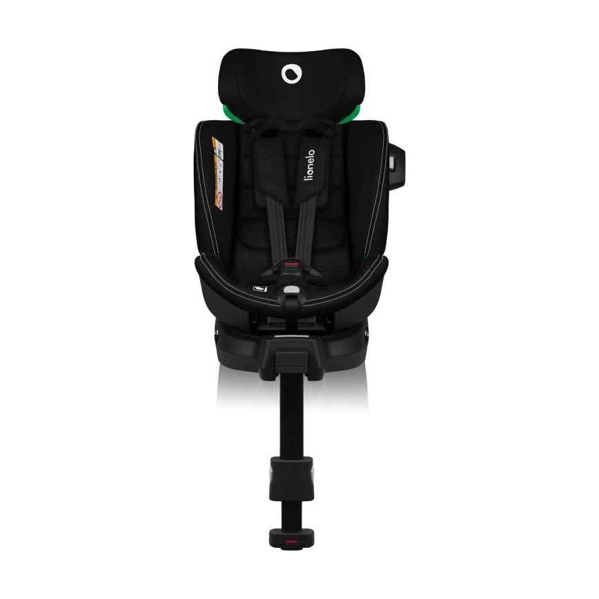 Lionelo - Autostol med base swivel HARMONY i-Str. 40-150 cm sort