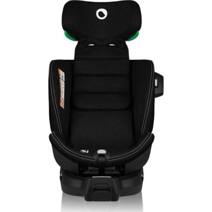 Lionelo - Autostol med base swivel HARMONY i-Str. 40-150 cm sort
