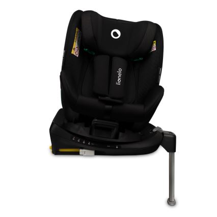 Lionelo - Autostol med drejbar base ANTOON PLUS i-Size 40-105 cm Sort Onyx