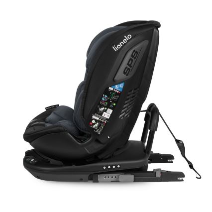 Lionelo - Autostol med drejbar base BASTIAAN i-Size 40-150 cm Grey Stone