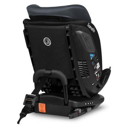 Lionelo - Autostol med drejbar base BASTIAAN i-Size 40-150 cm Grey Stone