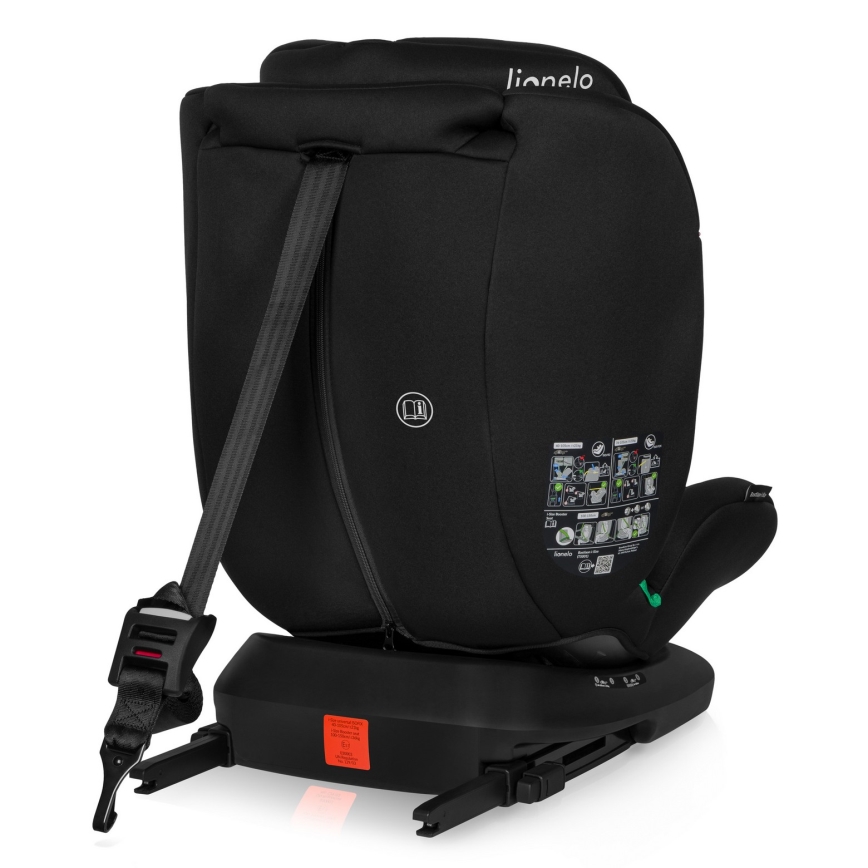 Lionelo - Autostol med drejbar base BASTIAAN i-Size 40-150 cm Pink Rose