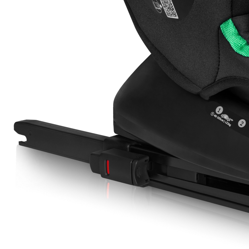 Lionelo - Autostol med drejbar base BASTIAAN i-Size 40-150 cm Pink Rose