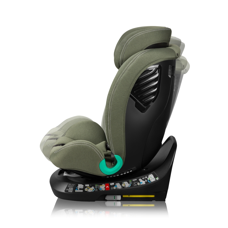 Lionelo - Autostol med drejbar base BASTIAAN ONE i-Size 40-150 cm Olivengrøn