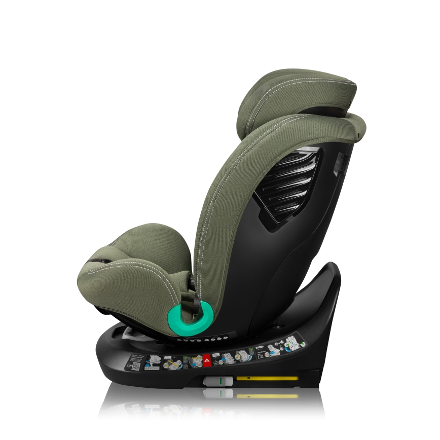 Lionelo - Autostol med drejbar base BASTIAAN ONE i-Size 40-150 cm Olivengrøn