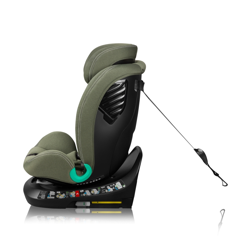 Lionelo - Autostol med drejbar base BASTIAAN ONE i-Size 40-150 cm Olivengrøn