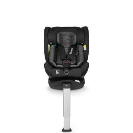 Lionelo - Autostol med drejbar base BRAAM i-Size 40-150 cm Sort Carbon