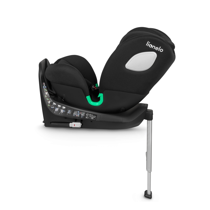 Lionelo - Autostol med drejbar base BRAAM i-Size 40-150 cm Sort Carbon