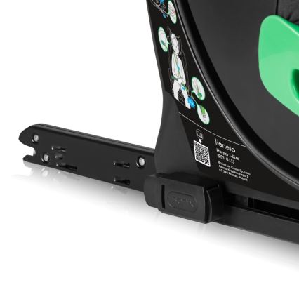 Lionelo - Autostol med drejbar base HARPER i-Size 76-150 cm Sort Carbon