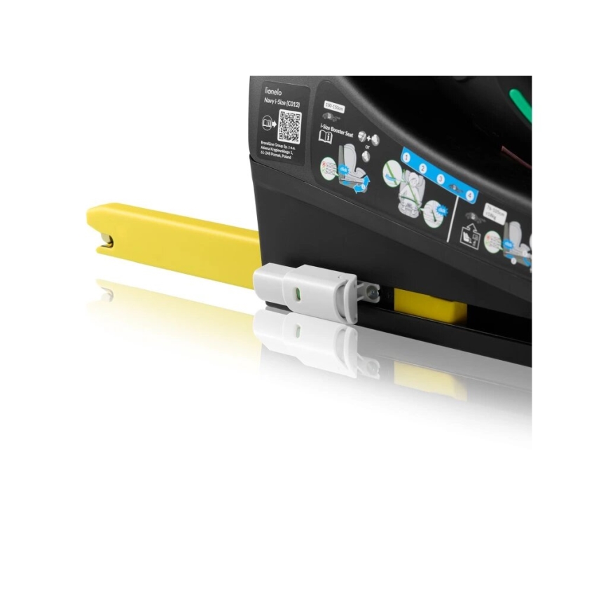 Lionelo - Autostol med drejbar base NAVY i-Size 40-150 cm sort