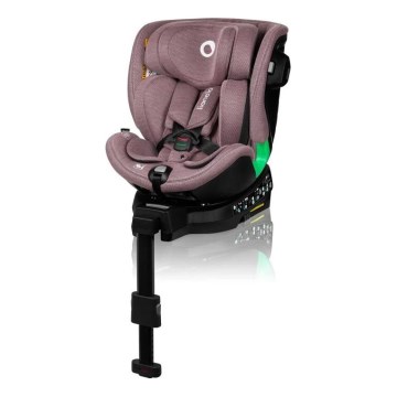 Lionelo - Autostol med drejebase HARMONY i-Str. 40-150 cm lyserød