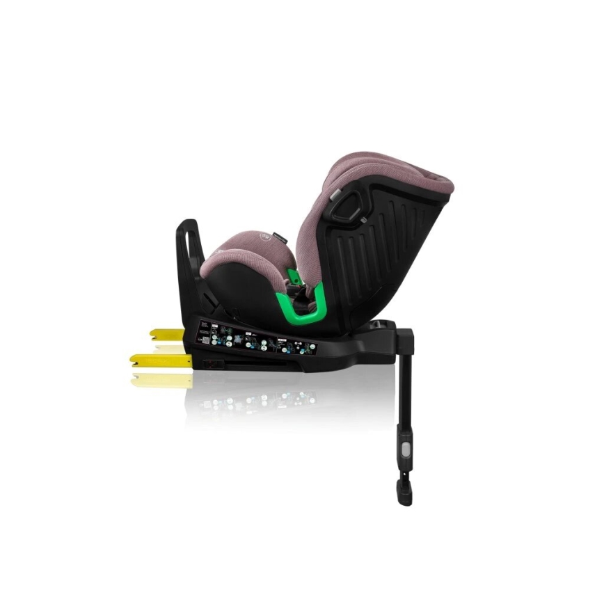 Lionelo - Autostol med drejebase HARMONY i-Str. 40-150 cm lyserød