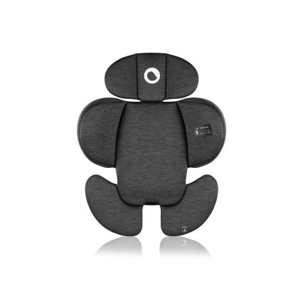 Lionelo - Autostol med drejebase NAVY i-Str. 40-150 cm sort/lyserød