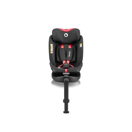 Lionelo - Autostol med drejebase NAVY i-Str. 40-150 cm sort/rød