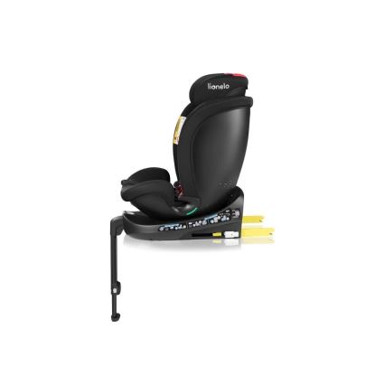 Lionelo - Autostol med drejebase NAVY i-Str. 40-150 cm sort/rød