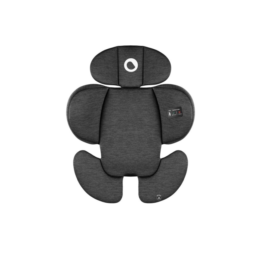 Lionelo - Autostol med drejebase NAVY i-Str. 40-150 cm sort/rød