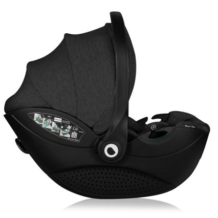 Lionelo - Autostol MOXIE i-Size 40-87 cm Sort Onyx