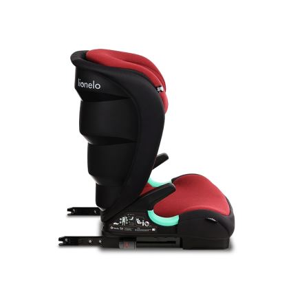 Lionelo - Autostol NEAL i-Size 100-150 cm bordeauxrød