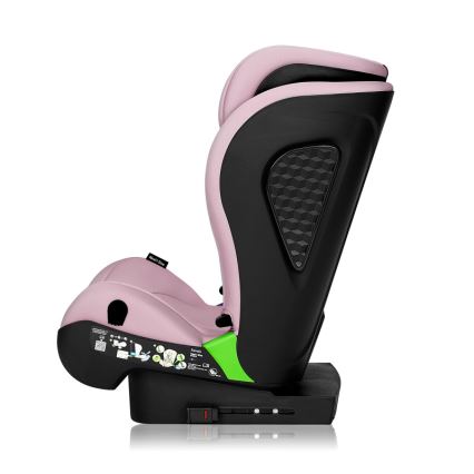 Lionelo - Autostol NEAL i-Size 100-150 cm Pink Lilac