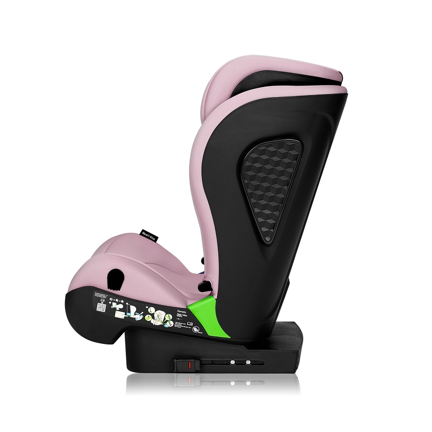 Lionelo - Autostol NEAL i-Size 100-150 cm Pink Lilac