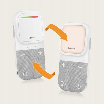 Lionelo - Babyalarm m. lyd trådløs og genopladelig BABYLINE 2.2 5V