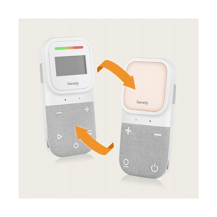 Lionelo - Babyalarm m. lyd trådløs og genopladelig BABYLINE 2.3 5V