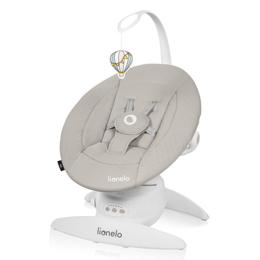Lionelo - Babygynge med melodi IRIS 4xAA Beige Sand