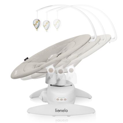 Lionelo - Babygynge med melodi IRIS 4xAA Beige Sand