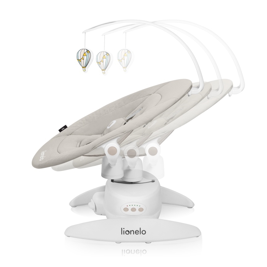 Lionelo - Babygynge med melodi IRIS 4xAA Beige Sand