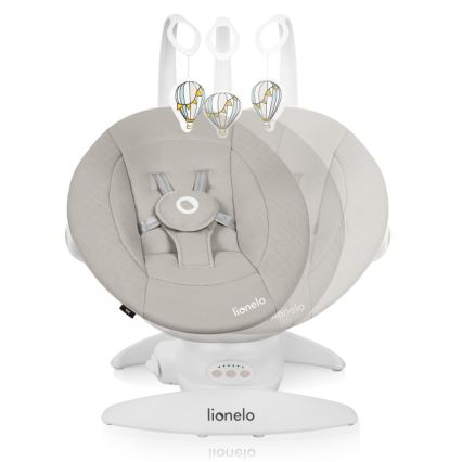 Lionelo - Babygynge med melodi IRIS 4xAA Beige Sand