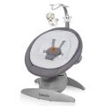 Lionelo - Babygynge med melodi MELL Grey Stone 4xAA + fjernbetjening