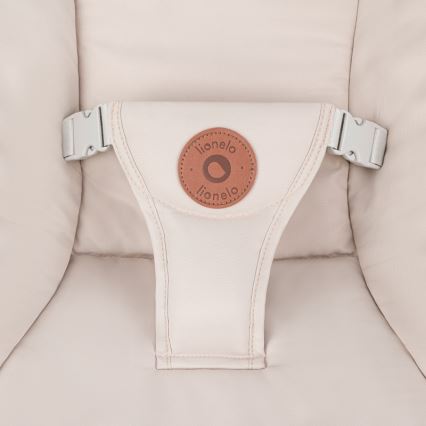 Lionelo - Babygynge med melodi OLIVIA Beige Natur + fjernbetjening