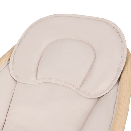 Lionelo - Babygynge med melodi OLIVIA Beige Natural + fjernbetjening