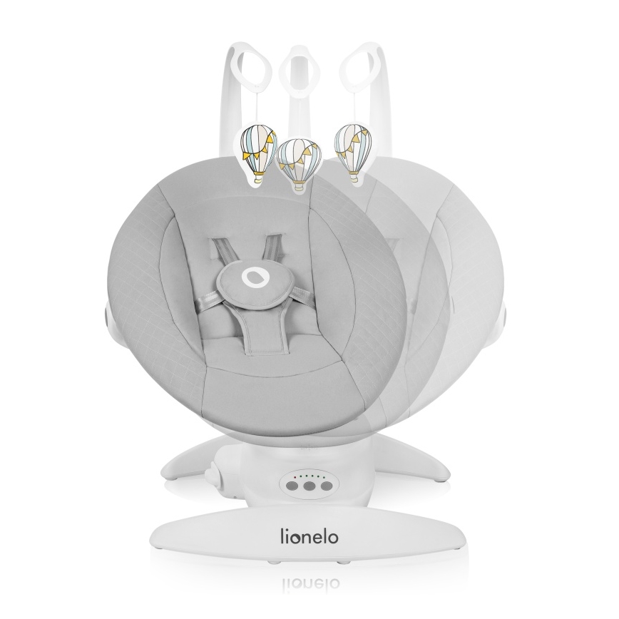 Lionelo - Babygynge med musik IRIS Grey Concrete