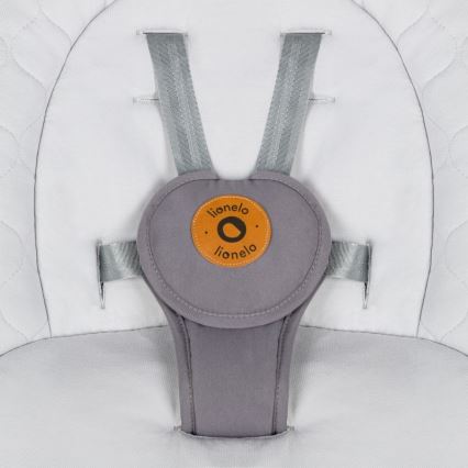 Lionelo - Babygynge med musik MELL Grey Stone 4xAA + fjernbetjening