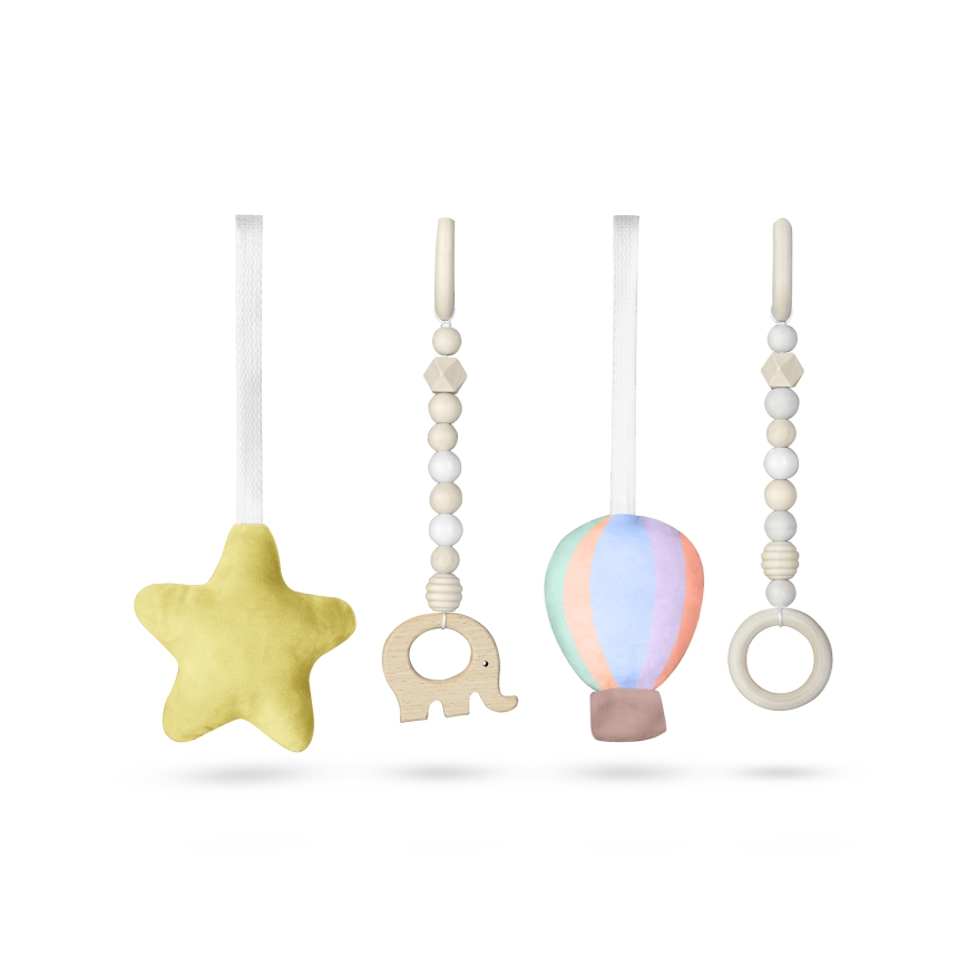 Lionelo - Babylegetæppe med aktivitetsbue i træ ANIS