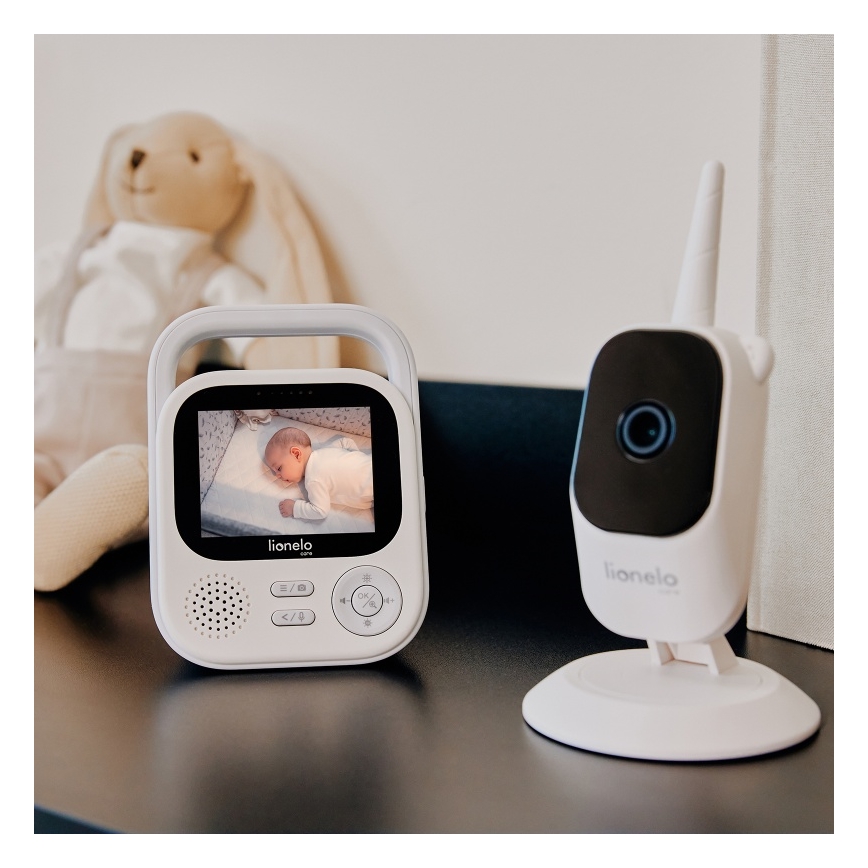 Lionelo - Babymonitor med skærm BABYLINE 3.2 5V 2600 mAh