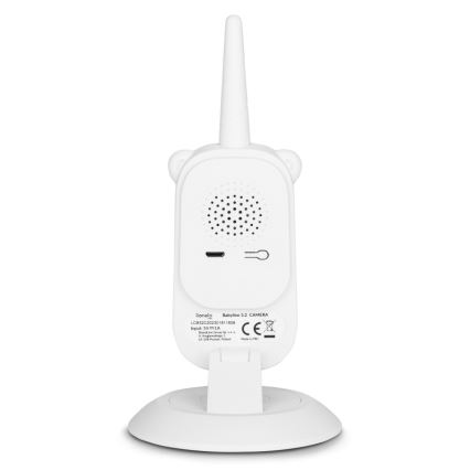 Lionelo - Babymonitor med skærm BABYLINE 3.2 5V 2600 mAh